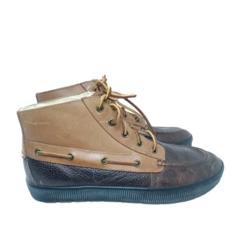Polo Ralph Lauren Delmont Chukka Boots Men's Size 11 D Brown Leather